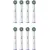 Bild: Oral-B Aufsteckbürsten Pro CrossAction 860472 | Ersatzbürsten 8er-Pack | kompatibel | weiß