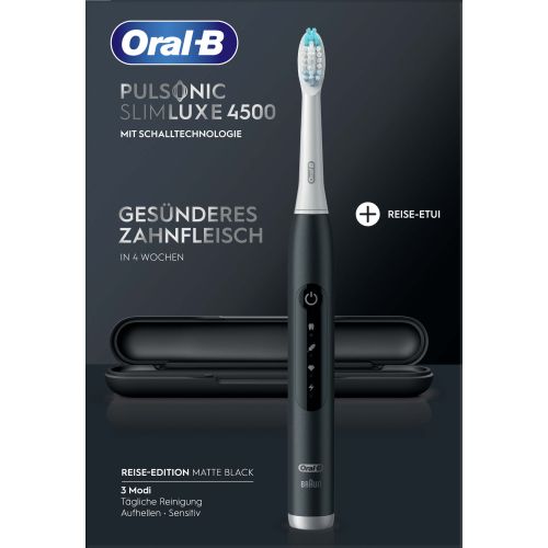 Bild: Braun Oral-B Pulsonic SLIM Luxe 4500 + Reiseetui matte black