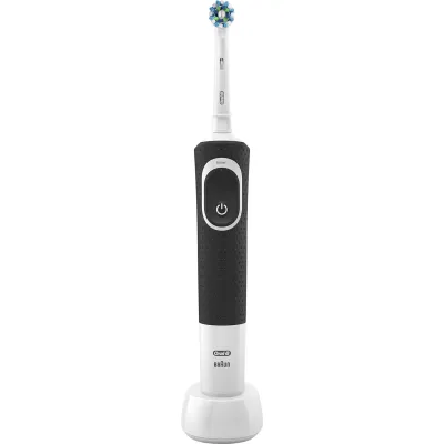 Oral-B Elektrische Zahnbürste Vitality 100 CrossAction | 4210201200734 | Daily Clean Modus | Timer | Akku | schwarz