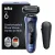 Bild: Braun Series 6 61-B1000S Elektrorasierer | Herrenrasierer | SensoFlex Kopf | Wet&Dry | 50 Min Akku | Schwarz/Blau