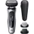 Bild: Braun Elektrischer Rasierer Series 6 62S-1650s | Bartschneider | Flex-Kopf | Rasiersensor | Akku | Silber