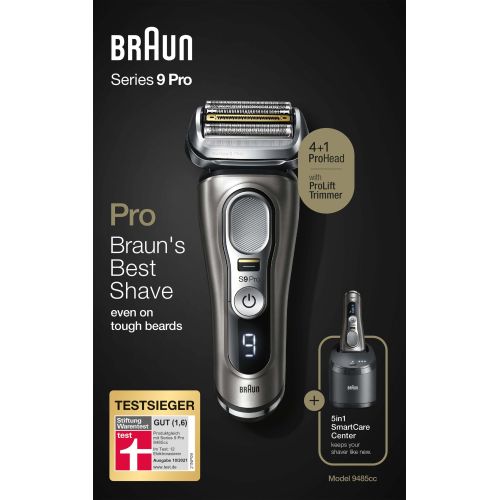 Braun Series 9 9485cc SW System wet&dry - Rasierer & Bartschneider