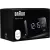 Bild: Braun BC20B Digitaler Wecker | Tischuhr | digitale Anzeige | Datumsanzeige | Weckfunktion | USB-C | Schwarz