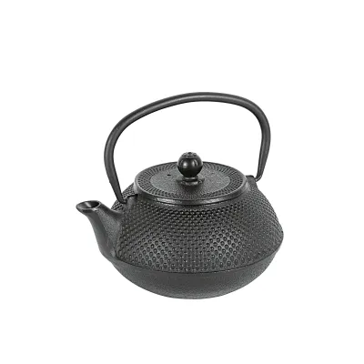 Bredemeijer Teekanne Asia Jang G001Z | Gusseisen 0,8L | Edelstahlfilter | emailliert innen | schwarz