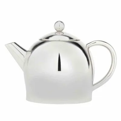Bredemeijer Teekanne Minuet Santhee 5304MS | doppelwandig Edelstahl | 0,5l | hochglanzpoliert | tropffrei | silber