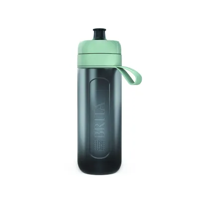 BRITA Wasserfilter-Flasche Active 1052249 | Trinkflasche 600ml | BPA-frei | MicroDisc Filter | zusammendrückbar