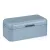 Bild: kela Brotkasten Frisca 12841 | Brotbox aus Metall | 42,5x23,5x17,5 cm | luftdicht & rutschfest | rauchblau