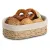 Bild: Zeller Brotkorb 14174 | Brotkorb mit herausnehmbarem Beutel | Papiergeflecht/Baumwolle | 30x20x10 cm | natur