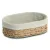 Bild: Zeller Brotkorb 14174 | Brotkorb mit herausnehmbarem Beutel | Papiergeflecht/Baumwolle | 30x20x10 cm | natur