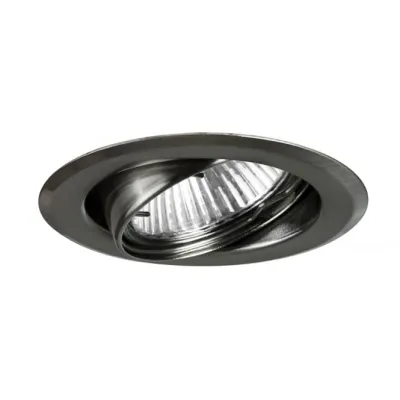 Brumberg Einbaustrahler 01-71020 | GX5,3 Fassung | Schwenkbar | Eisen | 50W max. | Einbaudurchmesser 68mm | mattchrom