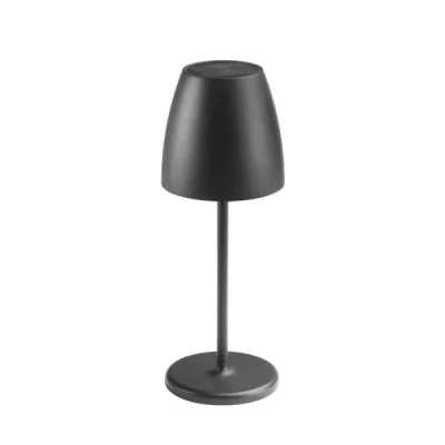 BRUMBERG LED-Tischleuchte 60331183 | Solarlampe mit Akku 2,2W 3000K | Touchdim | IP54 | Aluminium | 30cm | schwarz