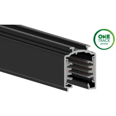 BRUMBERG 3-Phasen-Stromschiene 87161070 | DALI schaltbar | 1000mm | Aluminium | weiß | Anbaumontage | IP20 | rechteckig