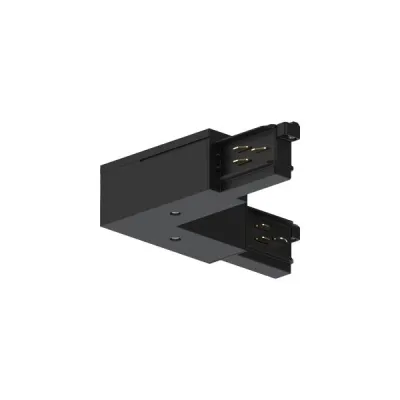 BRUMBERG Eckverbinder 90° L-Form 87126080 | 3-Phasen-Stromschiene ONETRACK DALI | Schutzleiter innen | schwarz