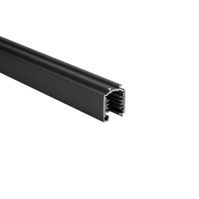 BRUMBERG 3-Phasen-Stromschiene 87162080 | DALI schaltbar | 2000 mm | schwarz | Aluminium | IP20 | rechteckig