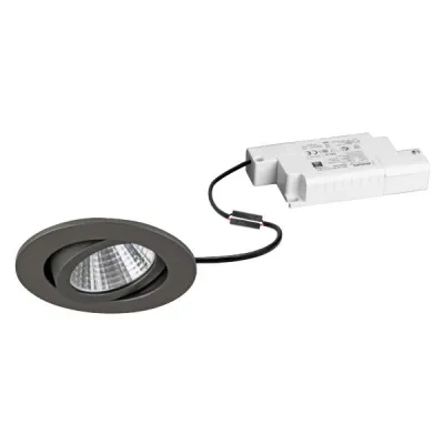 BRUM LED-Einbaustra. IP65 titan 39353643 6W 650lm 3000K 230V dimmbar DA68 ET50mm