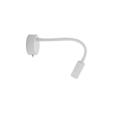 BRUMBERG LED-Anbau-Leseleuchte 10190073 | Flexarm | 4,2W | 290lm | 3000K warmweiß | Aluminium | IP20 | weiß