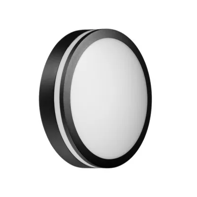 BRUMBERG LED-Wandanbauleuchte 10136183 | 18W | 1530lm | 3000–5700K | IP65 | rund | Aluminium | strukturschwarz