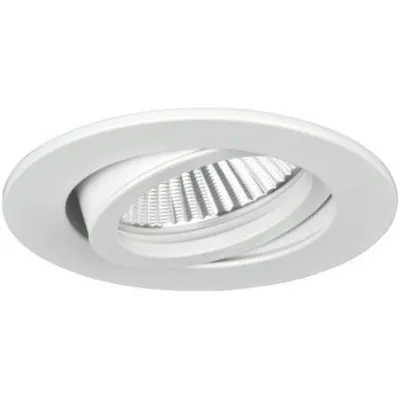 BRUMBERG Einbaustrahlergehäuse 27063170 | LED | rund | schwenkbar | Ø 68 mm | IP20 | strukturweiß