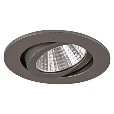 BRUMBERG Einbaustrahler GU10 50W schwenkbar | Aluminium | IP20 | Ø68mm | titan matt