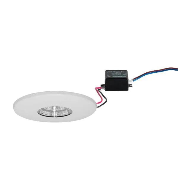 BRUMBERG LED-Einbaudownlight 38371073 | 3W 3000K 410lm | 230V | rund | Aluminium | schaltbar | nicht dimmbar | weiß