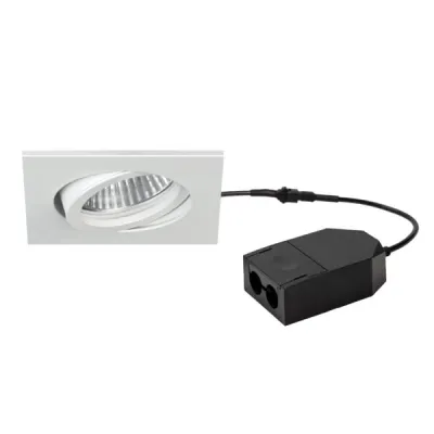 BRUMBERG LED Einbaustrahler 39385173 LOOP | 5W 3000K 450lm | dimmbar schwenkbar | 82x82mm | 100% Ocean Plastic | weiß