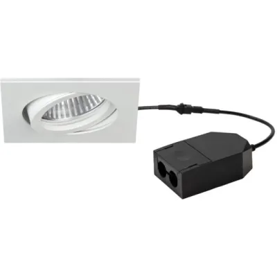 BRUMBERG LED Einbaustrahler 39385173 LOOP | 5W 3000K 450lm | dimmbar schwenkbar | 82x82mm | 100% Ocean Plastic | weiß