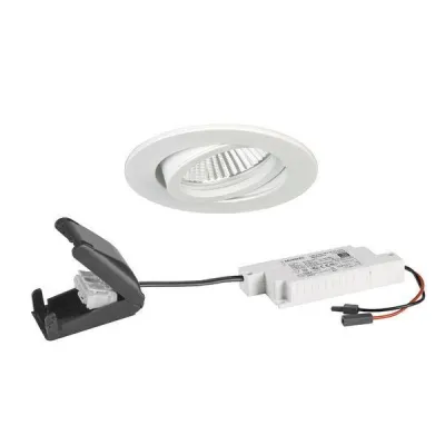 BRUMBERG LED-Einbaustrahler 39483073 | 6W dim2warm 1800-3000K | 460lm | schwenkbar | rund | Einbauleuchte | weiß