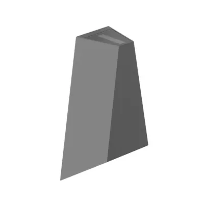 BRUMBERG LED-Wandanbauleuchte 65041103 | 2x3W 3000K | IP54 | Aluminium | direkt/indirekt | nicht dimmbar | graphit