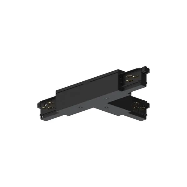 BRUMBERG T-Verbinder 87128080 | 3-Phasen-Stromschiene ONETRACK DALI | Kupplung T-Form | Schutzleiter rechts | schwarz