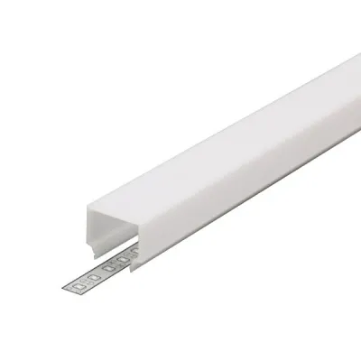 Brumberg Abdeckung 53432070 | KU-Abdeckung opal 2000mm | Kunststoff | symmetrisch | direktes Licht | 23x19,5mm | weiß