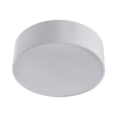 BRUMBERG Deckenleuchte Anbau 57190570 | E27 LED geeignet | 3-flammig | Stoffschirm 400 mm | nickel matt/weiß | IP20