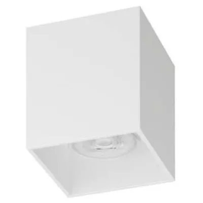 BRUMBERG Anbauleuchte TURN 45131170 | GU10 Fassung | LED 7,5W kompatibel | 80x80x90mm | Aluminium | IP20 | weiß