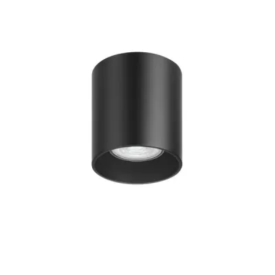 BRUMBERG Anbauleuchte TURN 45130180 GU10 Deckenleuchte | rund | Aluminium | 7,5W | Ø81mm x 90mm | IP20 | schwarz