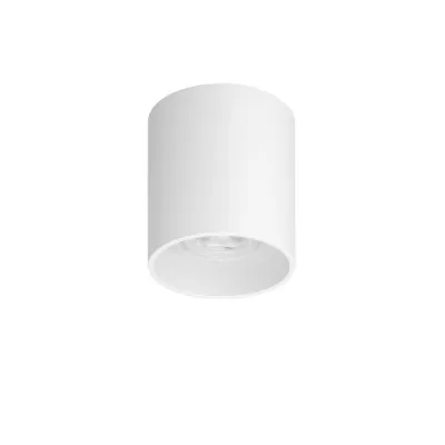 BRUMBERG Anbauleuchte TURN 45130170 | Deckenleuchte rund GU10 Fassung | Aluminium 7,5W | IP20 | strukturweiß