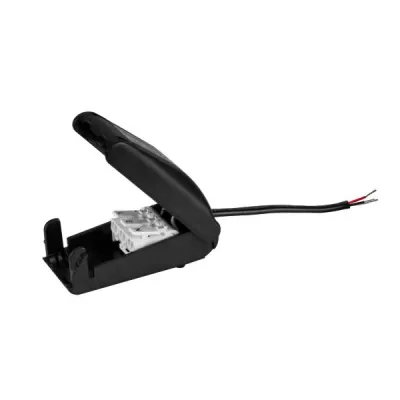 BRUMBERG Anschlussbox 83330000 | 3-polig 230V | Anschlussset | Abzweigdose | Kunststoff | 100mm Leitung | IP20 | Schwarz