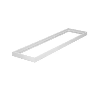 BRUMBERG Aufbaurahmen 81032064 | LED Panel Zubehör | 4-teilig | 1265x325x50 mm | Aluminium | weiß (RAL 9016)
