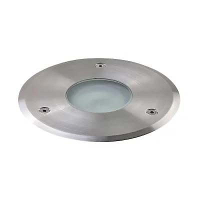BRUMBERG Bodeneinbauleuchte 3105 | GU10 | 230V | IP65 | Edelstahl rund | 11W max | Ø120mm | Outdoor Glas satiniert