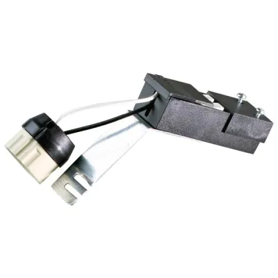 Brumberg Hochvoltbügel GZ10 00535800 | Umrüstsatz Einbaustrahler | Federstecksystem | Zugentlastung | grau