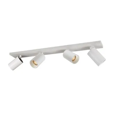 BRUMBERG Decken-Anbauleuchte 57137170 | 4x GU10 LED | dreh- & schwenkbar | Aluminium rechteckig | weiß | IP20 | 230V