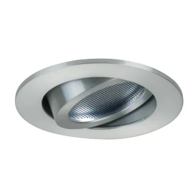 BRUMBERG Einbaulautsprecher 43003250 | Deckenlautsprecher 3/4W 20 Ohm | alu matt rund | schwenkbar 30° | Ø 82mm | IP20