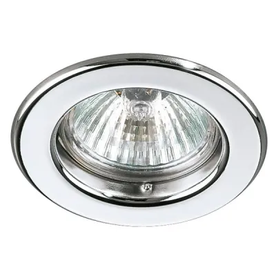 Brumberg Einbaustrahler 2017.02 | GX5,3 | 50W | rund | starr | chrom glänzend | Einbaudurchmesser 60mm | IP20 | Stahl