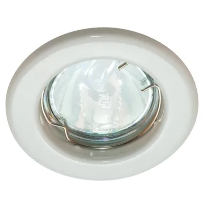 BRUMBERG Einbaustrahler 2017.07 | GX5,3 | 50W | rund | starr | Einbaudurchmesser 60mm | IP20 | Stahl | weiß glänzend