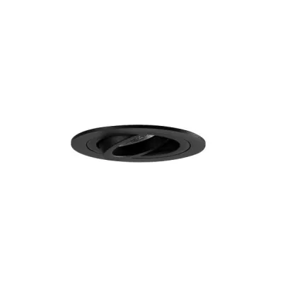 BRUMBERG Einbaugehäuse rund 45006180 | LED-Einbaustrahler | schwenkbar | Aluminium | IP20 | ohne Modul | schwarz