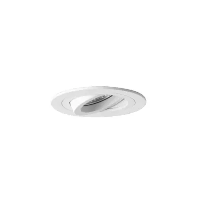 BRUMBERG Einbaugehäuse rund 45006170 | LED-Deckeneinbaustrahler | schwenkbar | Aluminium | 13W max | IP20 | weiß