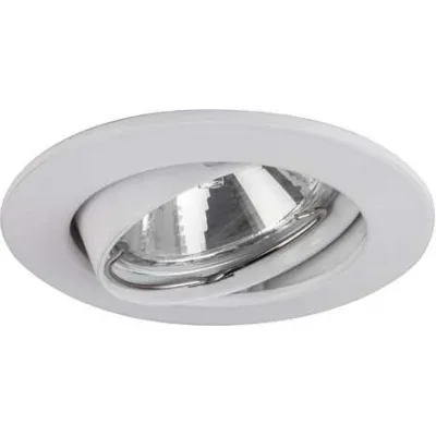 BRUMBERG Einbaustrahler 2169.07 | GX5,3 | 50W | schwenkbar | rund | 12V | Aluminium | Einbau-Ø 68mm | IP20 | weiß