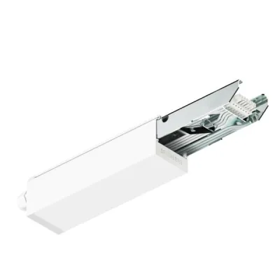 BRUMBERG Einspeisebox 55090070 | 7-polig | Schnellmontage-Lichtbandsystem | 2,5 mm² | Aluminium | weiß