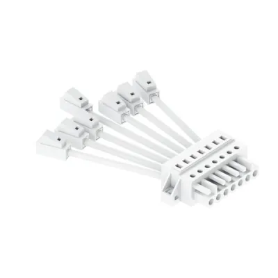 BRUMBERG Einspeisestecker 7-polig BESSB-7 | Direkteinspeisung Lichtbandsystem | 2,5mm² | Buchse | weiß