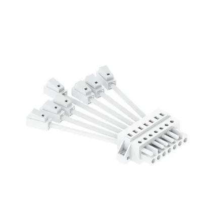 BRUMBERG Einspeisestecker 7-polig BESSB-7 | Direkteinspeisung Lichtbandsystem | 2,5mm² | Buchse | weiß