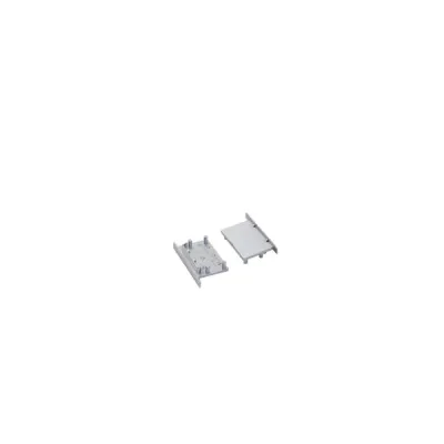 BRUMBERG Endkappen-Set 53025260 | für LED-Einbauprofil 53759 | ABS Kunststoff | 44,4 x 24 x 12,5 mm | silber