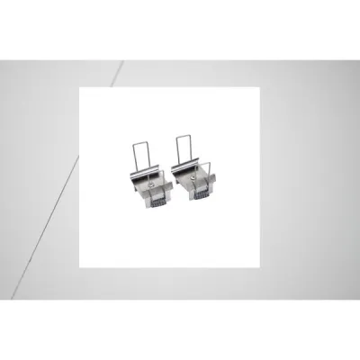 BRUMBERG Halter-Set 53036000 | Befestigungsset für Hohldecken | Aluminium/Stahl | 62,7x37,6x45mm | silber
